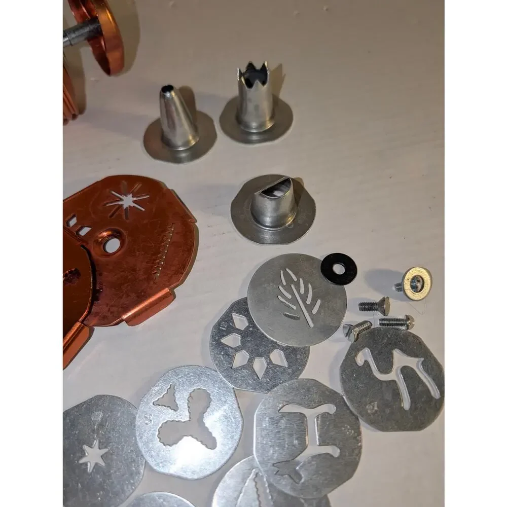 Vintage Mirro Dial-A-Cookie Set Complete Instructions Attachments